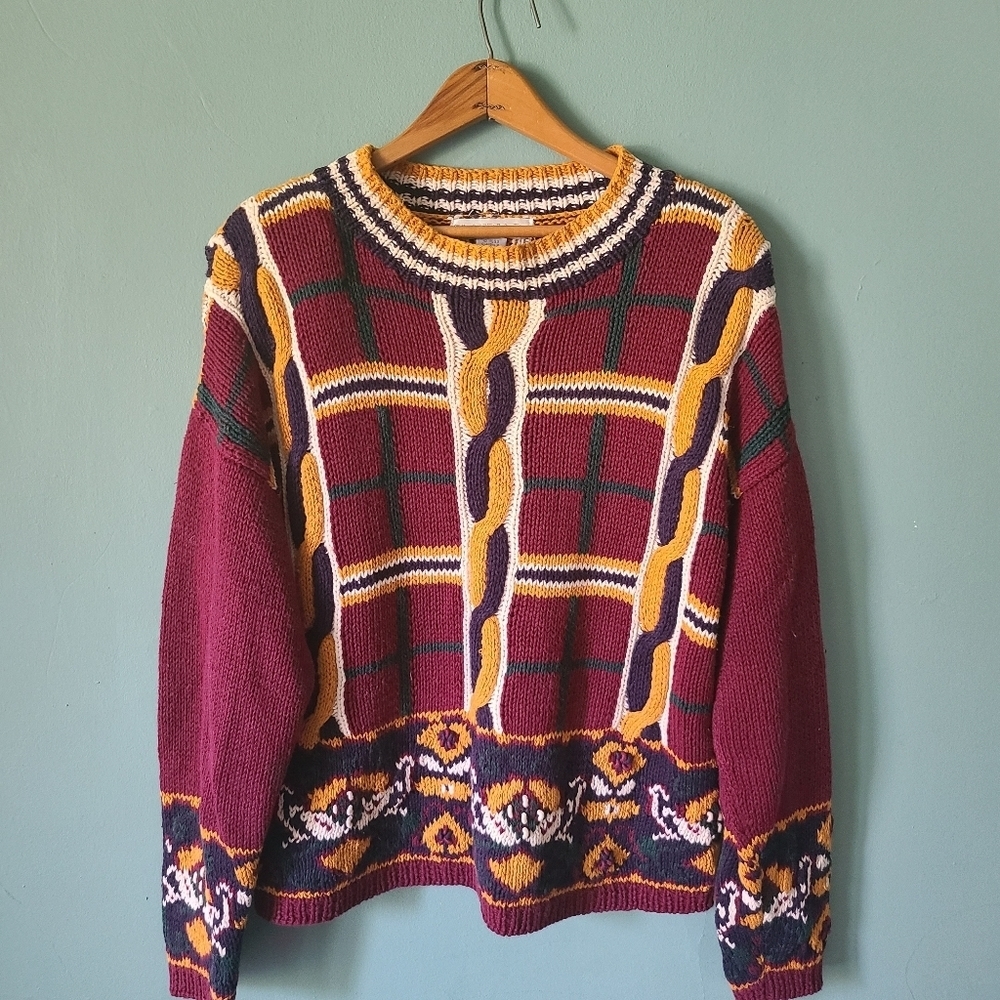 Vintage Claudia Chunky Sweater Small